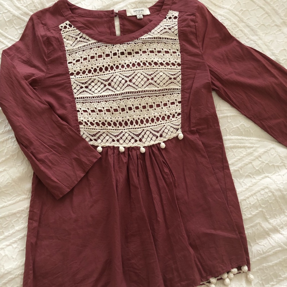 Umgee quarter length top
